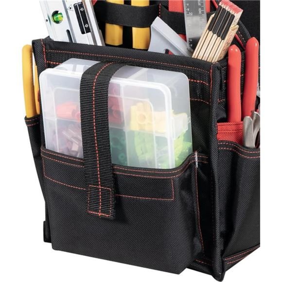 Electrical/Maintenance Tool Carrier, 23 Pockets, Heavy Duty Ballistic Polyester - Picture 5 of 6